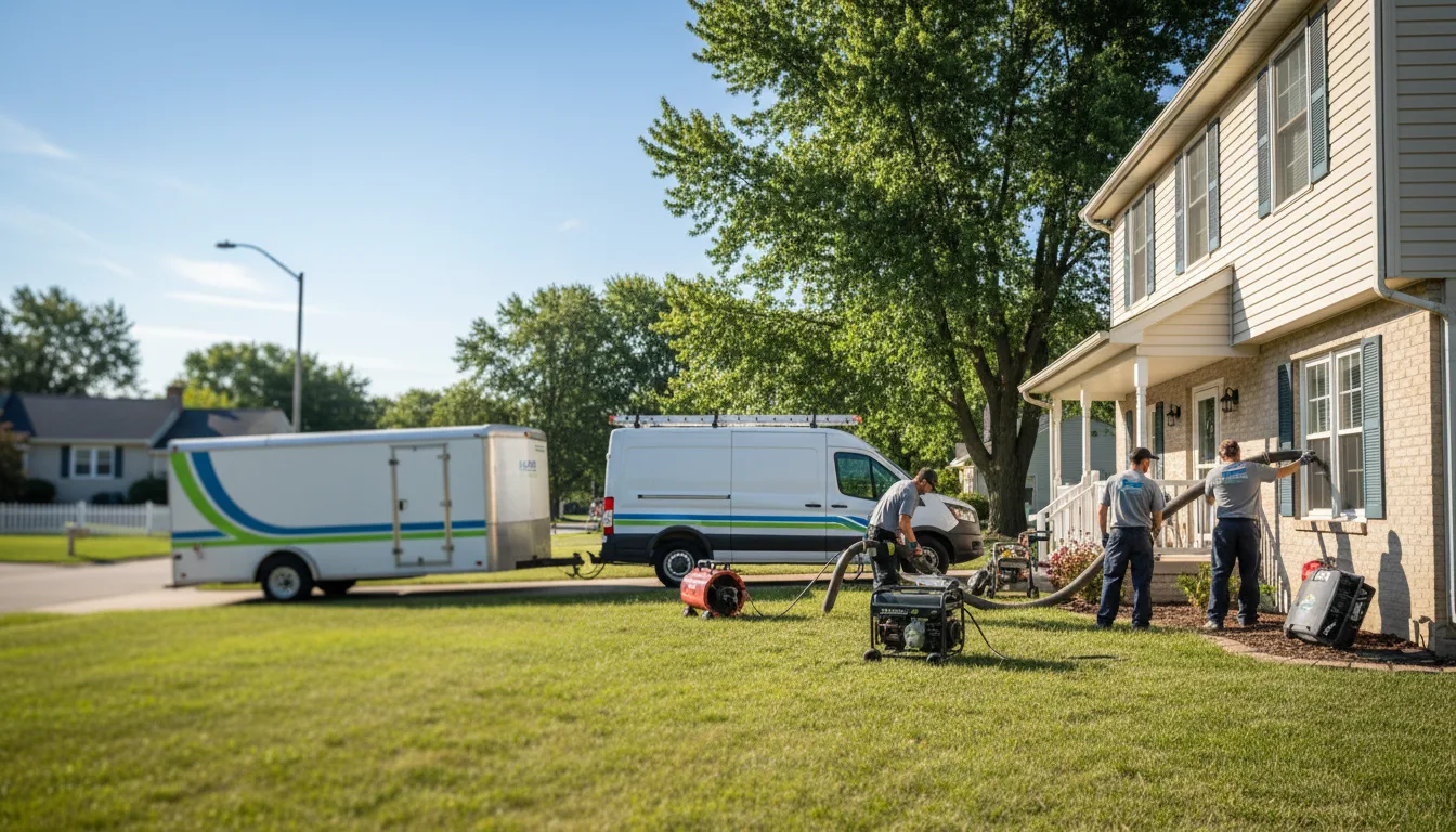 Flooded Basement Restoration And Cleanup With Repair in Wilson, KS near me
